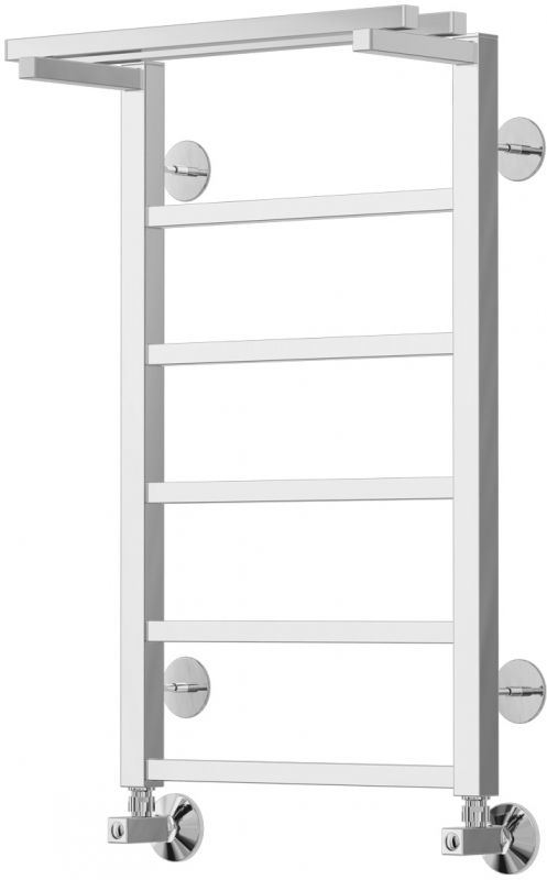 Водяной полотенцесушитель Terminus Контур П6 400х700 4660059582467 с полкой Хром Водяной полотенцесушитель Terminus Контур П6 400х700 4660059582467 с полкой Хром