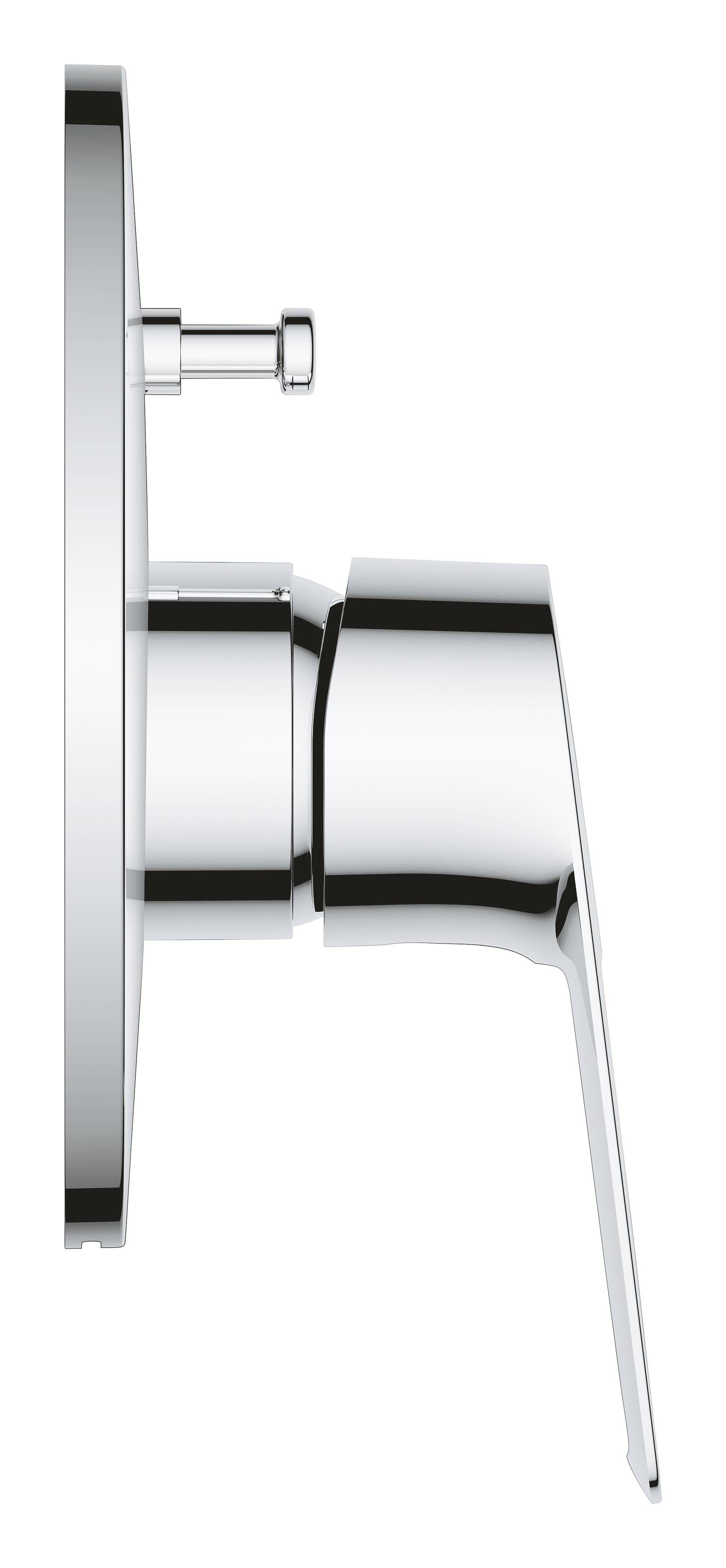 Смеситель для ванны GROHE BauLoop однорычажный, круглая розетка, хром (29081001) Смеситель для ванны GROHE BauLoop однорычажный, круглая розетка, хром (29081001)