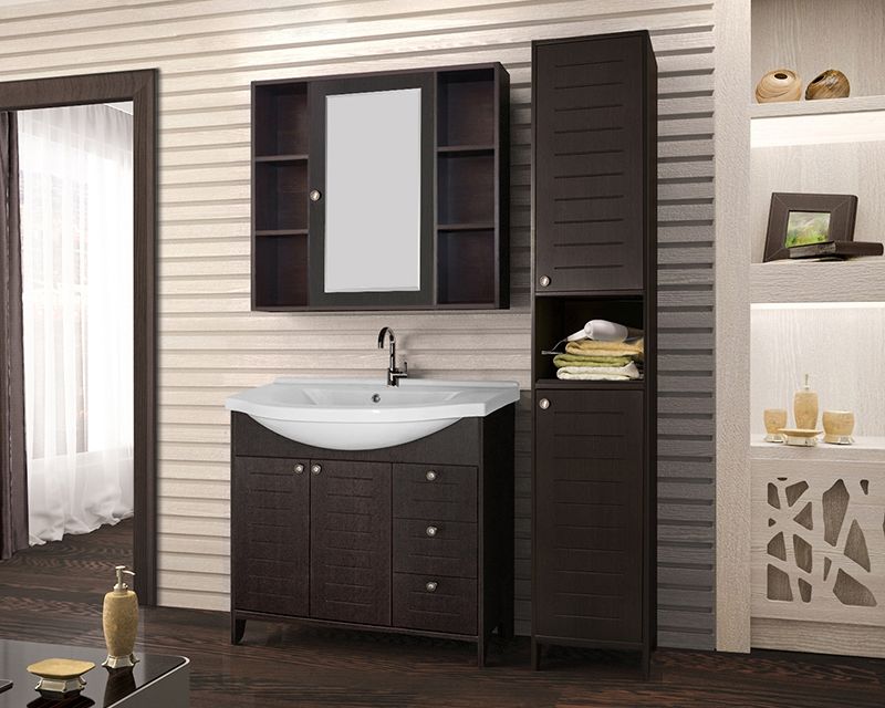 Колонна Style Line Кантри 36 с нишей, венге Колонна Style Line Кантри 36 с нишей, венге