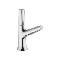 Смеситель для раковины, Cisal, Vita, тип открывания воды-однорычажный, монтаж-на раковину/столешницу, отверстия для монтажа-1, высота, мм-200, вынос излива, мм-100, тип излива-неподвижный, донный клапан-есть, цвет-хром