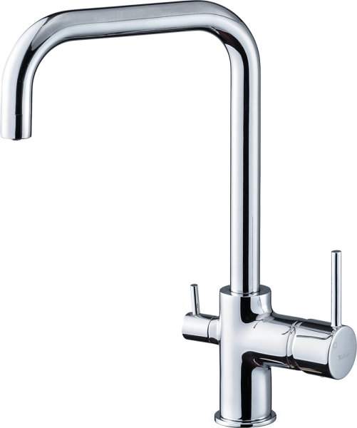 Rivelato Смеситель для кухни Tovel Г-обр. с краном питьевой воды D-35мм cromo арт.