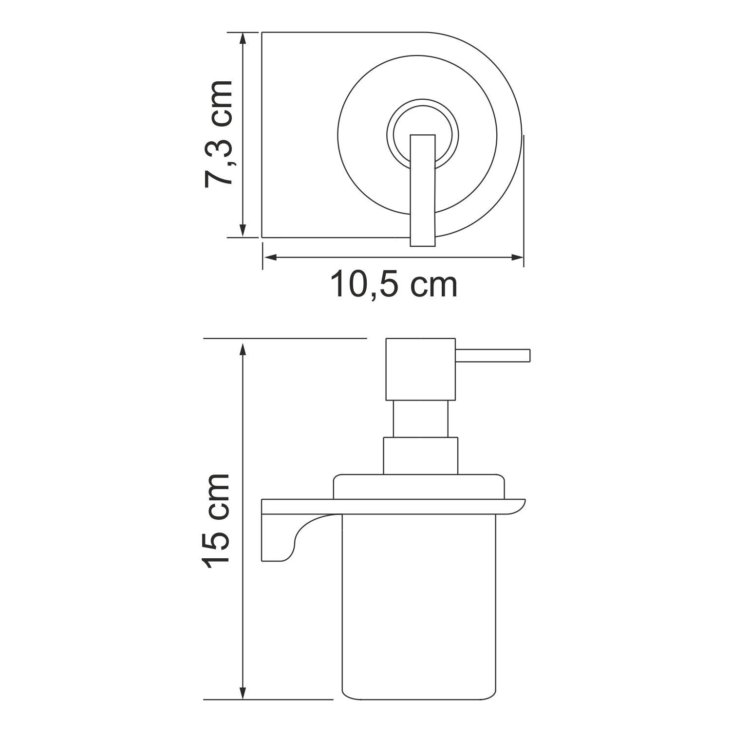 Kammel K-8399WHITE Дозатор для жидкого мыла Kammel K-8399WHITE Дозатор для жидкого мыла