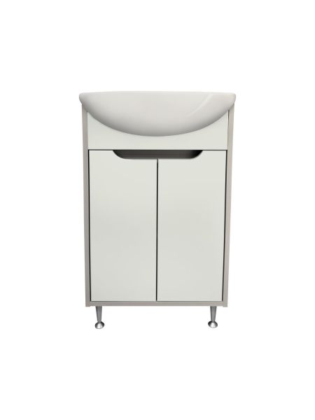 Тумба Runo Эконова 50 серо-оливковая под умывальник 00000000152 (Уют 50) (00-00004652)