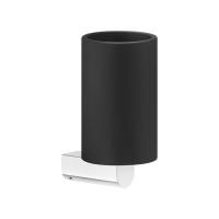 GESSI Rilievo Стакан настенный, цвет: черный/хром GESSI Rilievo Стакан настенный, цвет: черный/хром