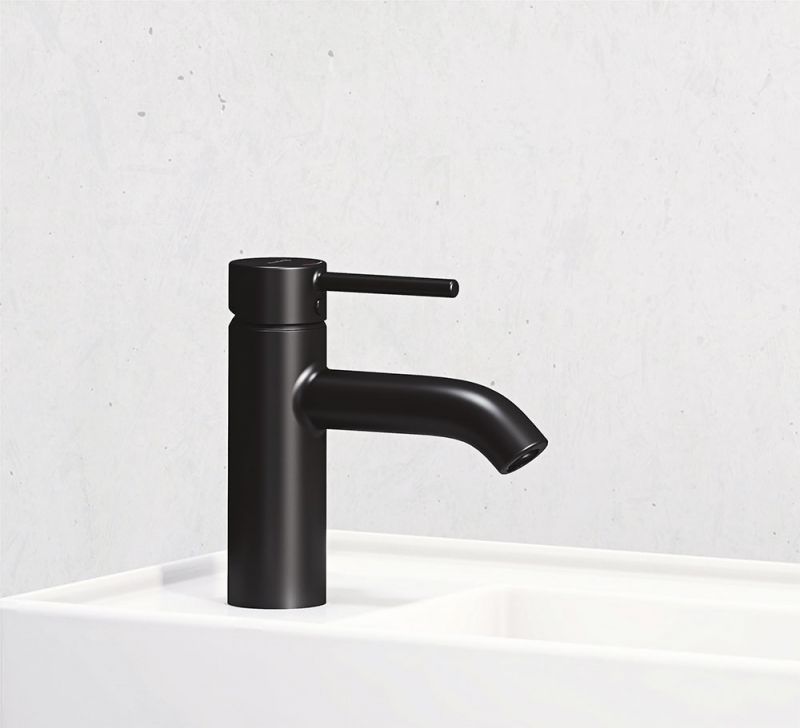 Смеситель для раковины  KLUDI BOZZ 382723976 (черный, L-14 H-7,5), шт Смеситель для раковины  KLUDI BOZZ 382723976 (черный, L-14 H-7,5), шт