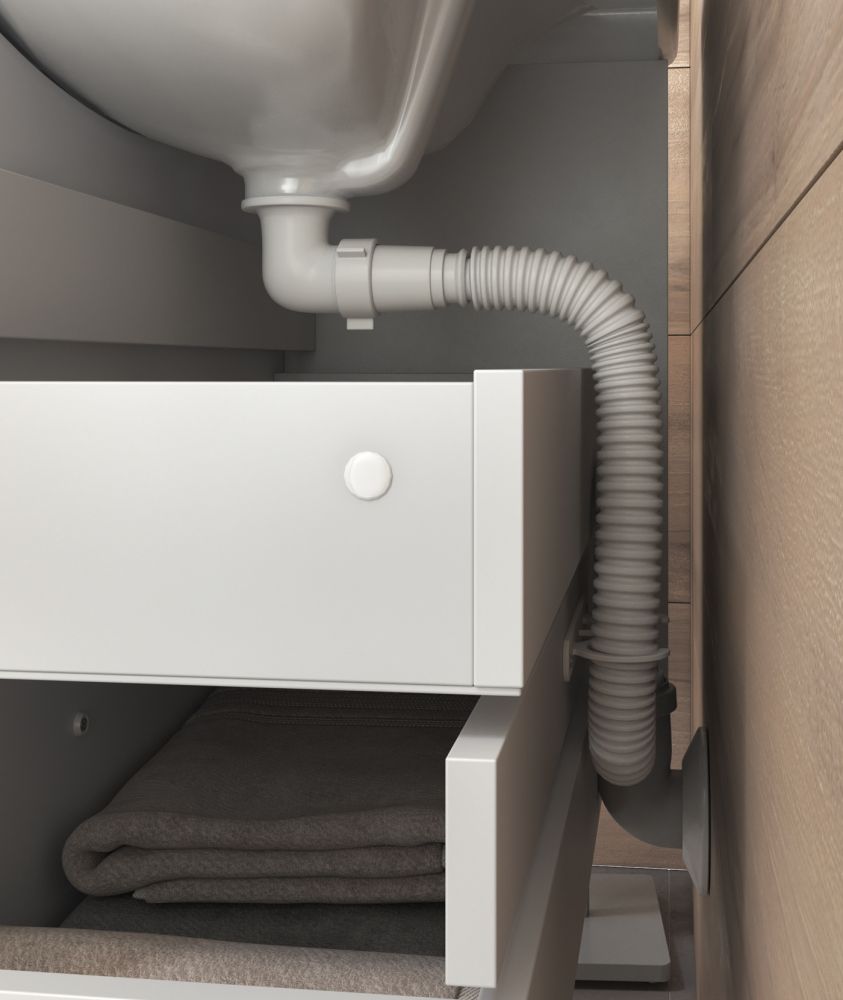 Тумба под раковину подвесная VIGO Diana tp.DIA.BAL.60.2Y, 60 см, артикул tp.DIA.BAL.60.2Y