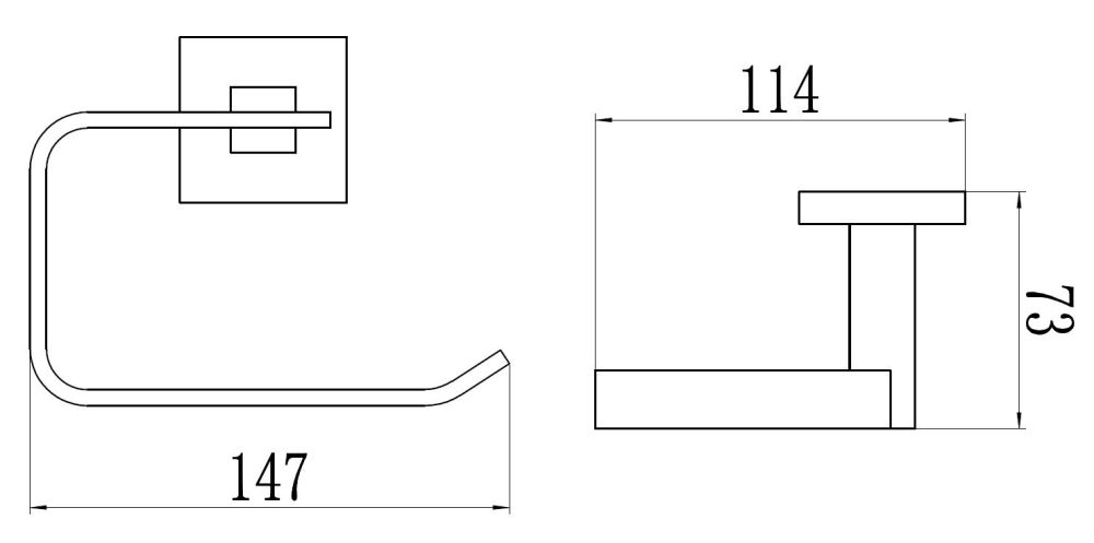 Держатель для туалетной бумаги Savol S-06552A, хром, артикул S-06552A