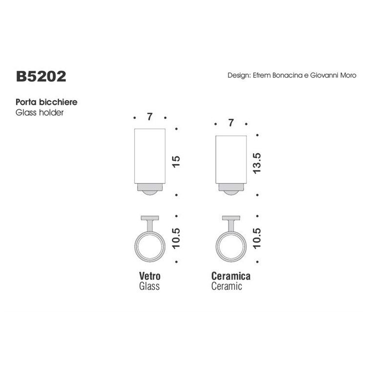 Стакан для зубных щеток Colombo Design Nordic B5202 Хром Стакан для зубных щеток Colombo Design Nordic B5202 Хром