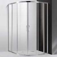 Душевой уголок Cezares Molveno R-22 130х130 MOLVENO-R-22-100+30-C-Cr-IV профиль Хром стекло прозрачное