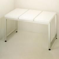 Effegibi Linea Alu Скамейка 3 сегмент 81x48x Н: 45см, отделка: тик Effegibi Linea Alu Скамейка 3 сегмент 81x48x Н: 45см, отделка: тик