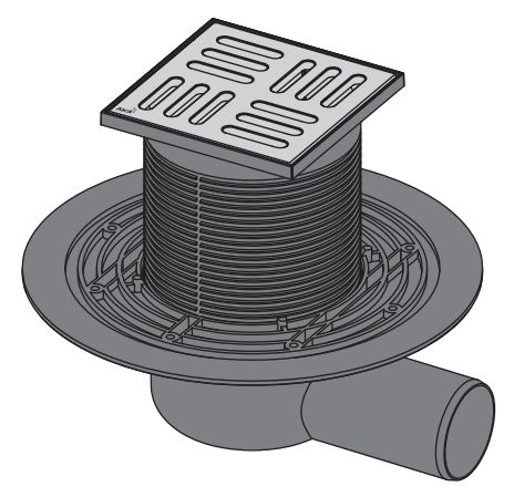 Душевой трап Alcaplast APV101 с решеткой