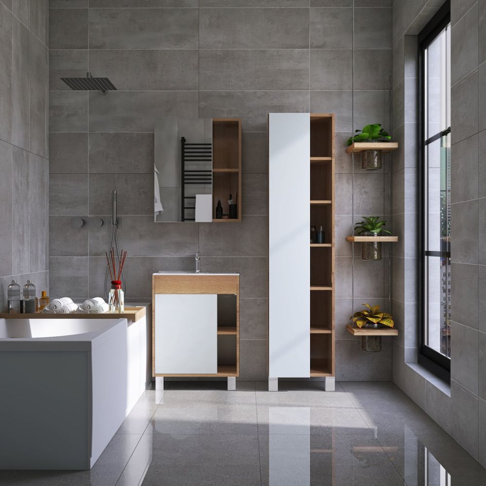 Пенал VIANT "Бостон" правый/левый 300х450х1900 (VBOS450-PEN), артикул VBOS450-PEN