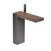 AX MyEdition Панель для смесителя на излив 245мм, цвет: черный орех