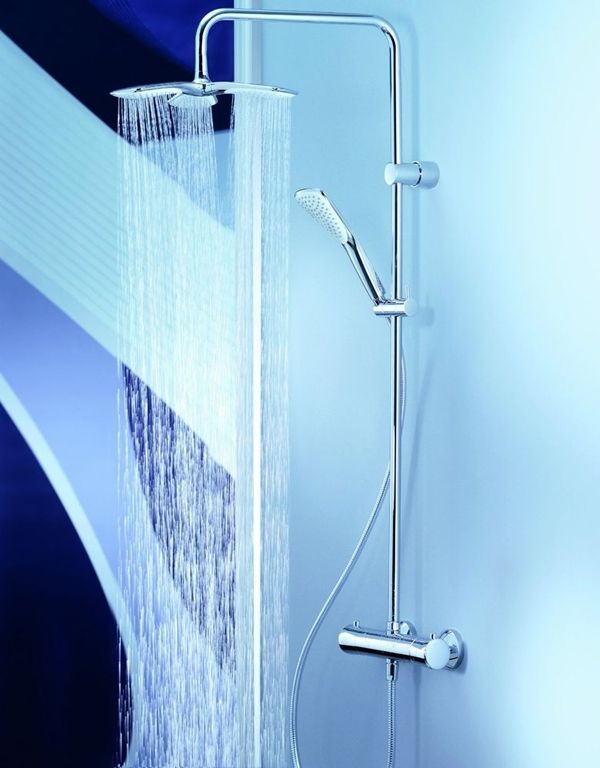 Душевая система Kludi Fizz 6709505-00 с термостатом Хром Душевая система Kludi Fizz 6709505-00 с термостатом Хром