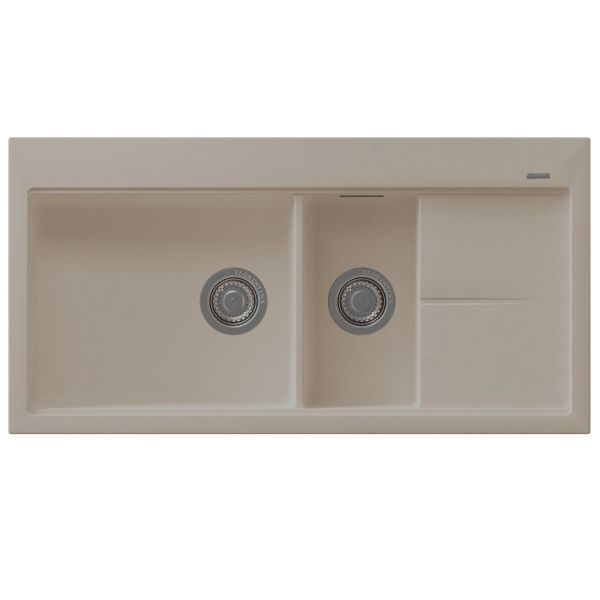 Кухонная мойка с разделочной доской Florentina РОССАНА 20.335.E1000.104, бежевый