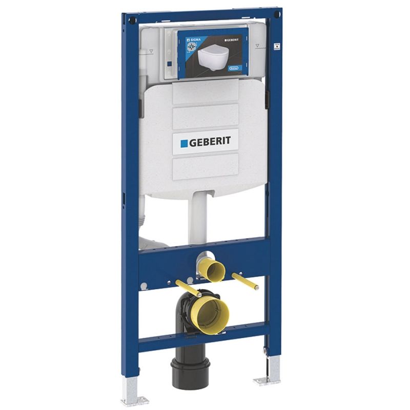 Комплект унитаза с инсталляцией Geberit iCon T54 Rimfree 500.300.01.I с сиденьем Микролифт и Белой клавишей смыва Комплект унитаза с инсталляцией Geberit iCon T54 Rimfree 500.300.01.I с сиденьем Микролифт и Белой клавишей смыва