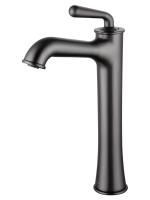 Смеситель для раковины высокий WONZON & WOGHAND STEAM, Темный графит (WW-88239008-BGM)