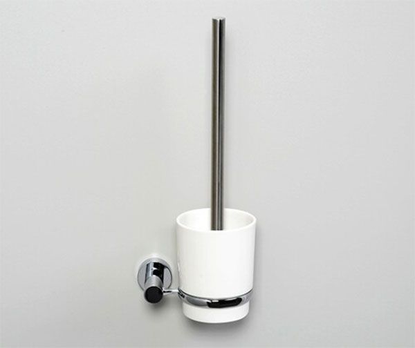 Ершик для унитаза WasserKRAFT K-28227 Хром Белый