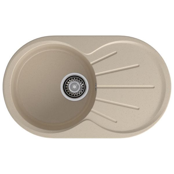 Кухонная мойка GranFest RONDO 750L, кашемир