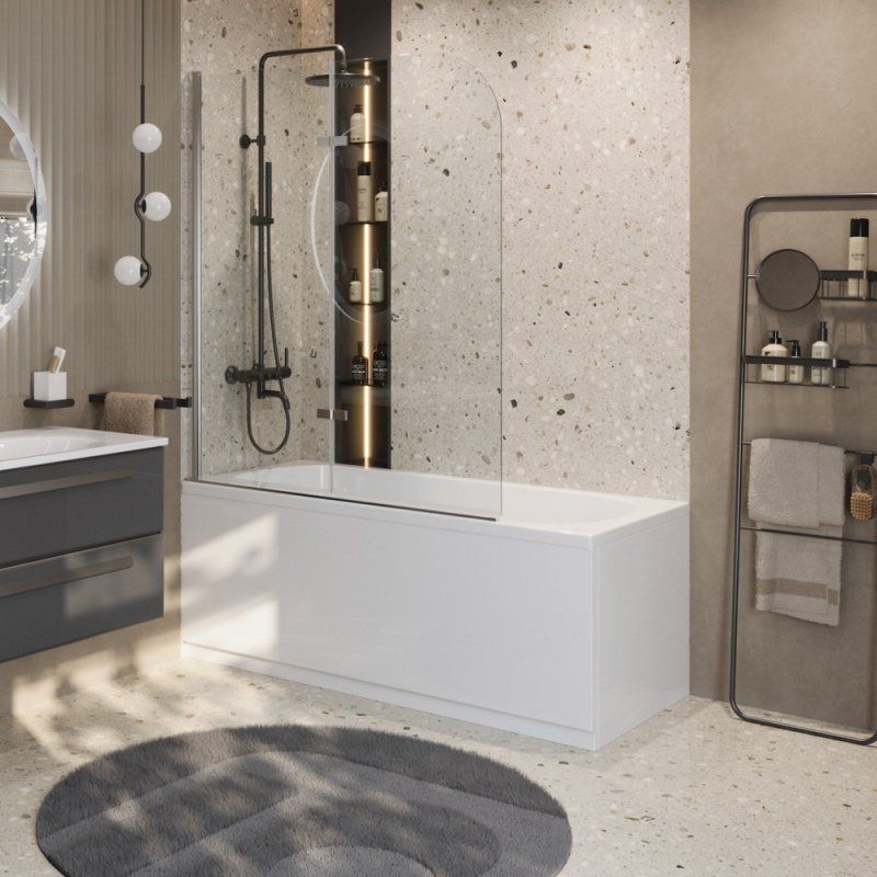 Акриловая ванна CEZARES ECO-175-75-41-W37, 175x75x44, артикул ECO-175-75-41-W37