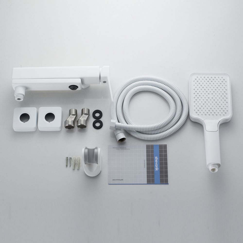 Смеситель для ванны Shevanik S9952C, белый, артикул S9952C