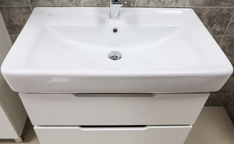 Тумба под раковину АКВАТОН ДАКОТА 74,5 1A202901DAAY0 (подвесная, белый) ССП, шт