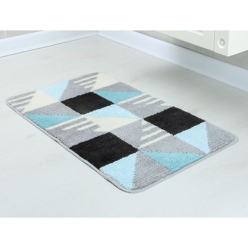 Коврик для ванной комнаты FIXSEN VISA FX-5005Z, серо-бирюзовый, артикул FX-5005Z