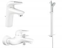 Готовый комплект для ванной комнаты GROHE Eurostyle new, белая луна (NB0019)