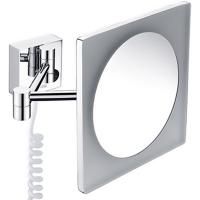 Косметическое зеркало WasserKRAFT K-1008 с увеличением и подсветкой LED Хром