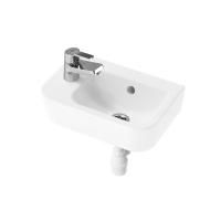 Комплект 3 в 1 Lavinia Boho One 21510464, подвесная фарфоровая раковина 37 см, смеситель, пластиковый сифон