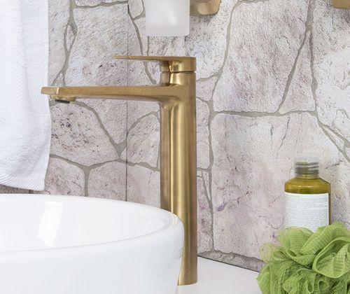 Смеситель для раковины WasserKRAFT Aisch 5503H Золото матовое