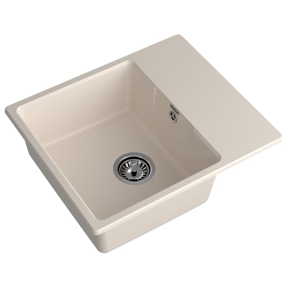 Кухонная мойка GranFest URBAN 658L, белый, артикул 658L белый