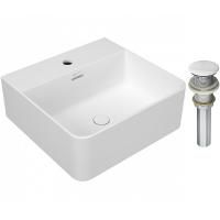 Раковина Owl 1975 Vinkel 42 OWLB191000 Белая глянцевая с донным клапаном