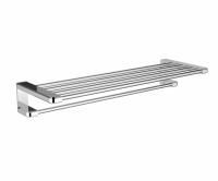 Полотенцедержатель с полкой WONZON & WOGHAND, Хром (WW-V3902-CR) Полотенцедержатель с полкой WONZON & WOGHAND, Хром (WW-V3902-CR)