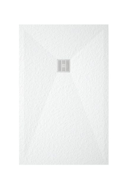 Zenon Smart Korvit, поддон из искусственного камня с покрытием Gel Coat 90х120, цвет Nieve (белоснежный)