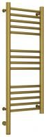Полотенцесушитель электрический "БОГЕМА 3.0" прямая 800х300 / МЭМ левый (Состаренная латунь)