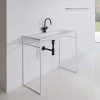 BETTELUX SHAPE Раковина встраиваемая  60х49,5х9 см, c 1 отв.под смесит. без пер.. с креп. цвет белый для рамы Q010