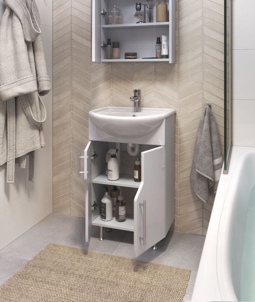 Тумба с раковиной напольная VIGO Grand tn.GRA.LAD.50.2D, 50 см, артикул tn.GRA.LAD.50.2D-com