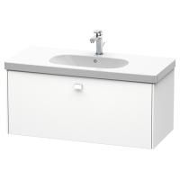 Раковина, Duravit, D-Code, ширина, мм-1050, глубина, мм-480, высота, мм-180, тип установки-подвесной/с пьедесталом, отверстия для смесителя-1, с переливом, материал-керамика, цвет-белый