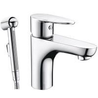 Смеситель для раковины WasserKRAFT Leine 3508 с гигиеническим душем Хром