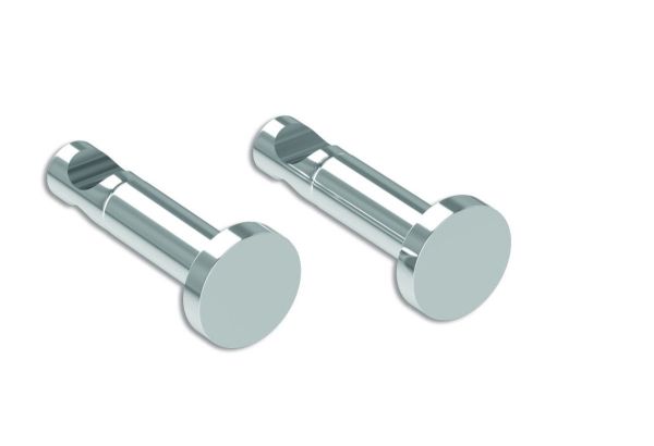 Cordivari, 2 крючка для моделей Babyla/Fujiko/Lola, цвет хром