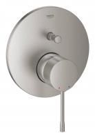 Смеситель однорычажный для ванны GROHE Essence, круглая розетка, суперсталь (24058DC1) Смеситель однорычажный для ванны GROHE Essence, круглая розетка, суперсталь (24058DC1)