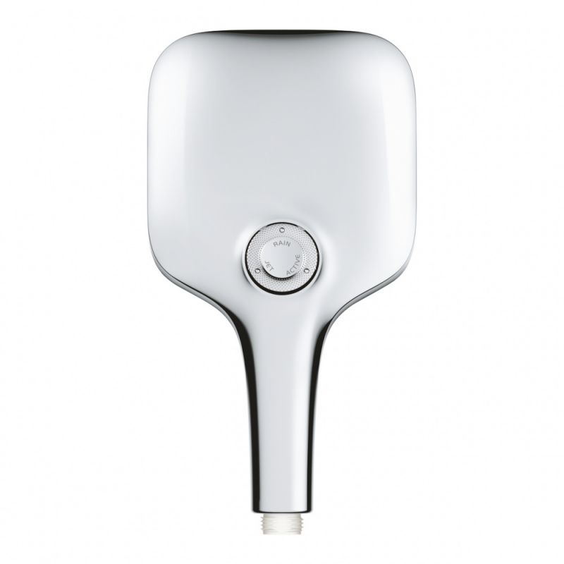 Ручной душ, Hansgrohe, Raindance Select E, диаметр лейки, мм-150, форма-прямоугольная, количество режимов-3, тип струи-RainAir, CaresseAir, Mix, цвет-хром Ручной душ, Hansgrohe, Raindance Select E, диаметр лейки, мм-150, форма-прямоугольная, количество режимов-3, тип струи-RainAir, CaresseAir, Mix, цвет-хром