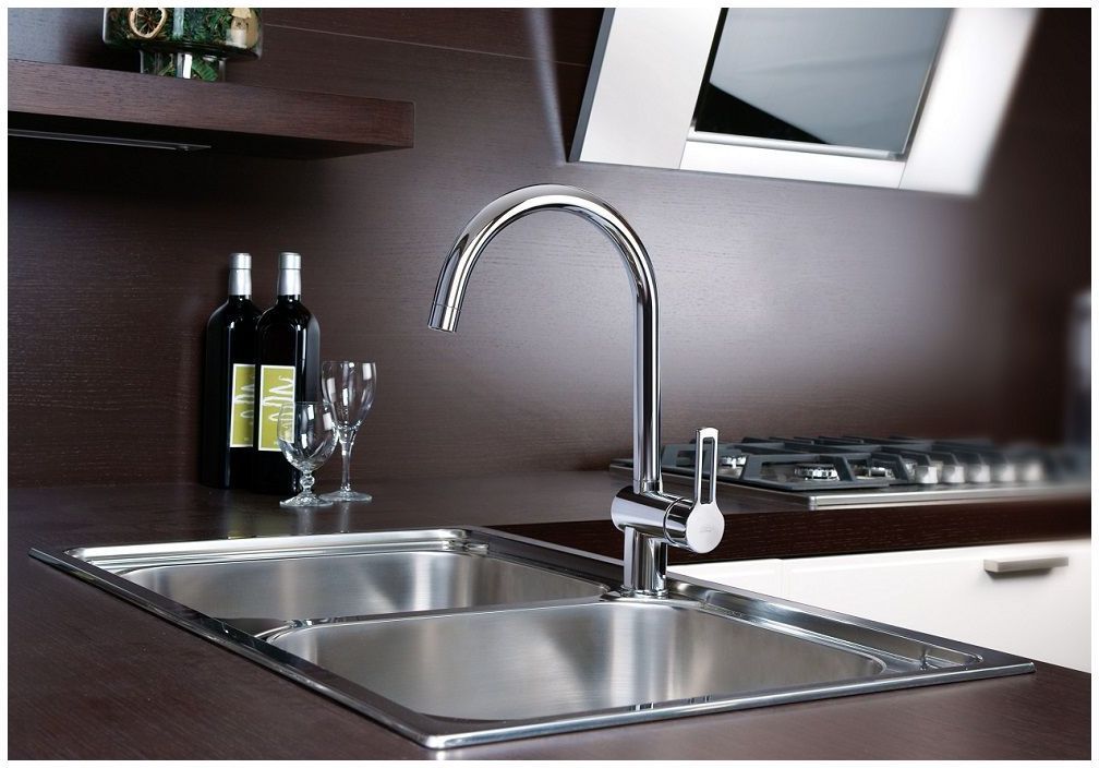 Смеситель для кухни Paffoni Ringo RIN180CR, артикул RIN180CR