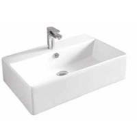 Раковина, Artceram, Quadro, ширина, мм-650, глубина, мм-480, высота, мм-160, тип установки-подвесной/накладной, отверстия для смесителя-1 сквозное, 2 промаркированных, перелив-есть, без декора, материал-керамика, без креплений, цвет-Glossy White