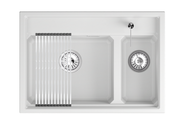 Кухонная мойка GRANULA кварц (7302i, АРКТИК)