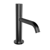 Bongio Aqua Смеситель для раковины, излив 126 мм, с донным клапаном clic-clac, цвет черный матовый