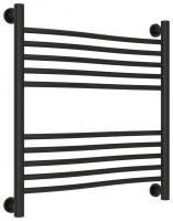 Полотенцесушитель водяной "ФЛЮИД+" 600х600 (Матовый Чёрный)
