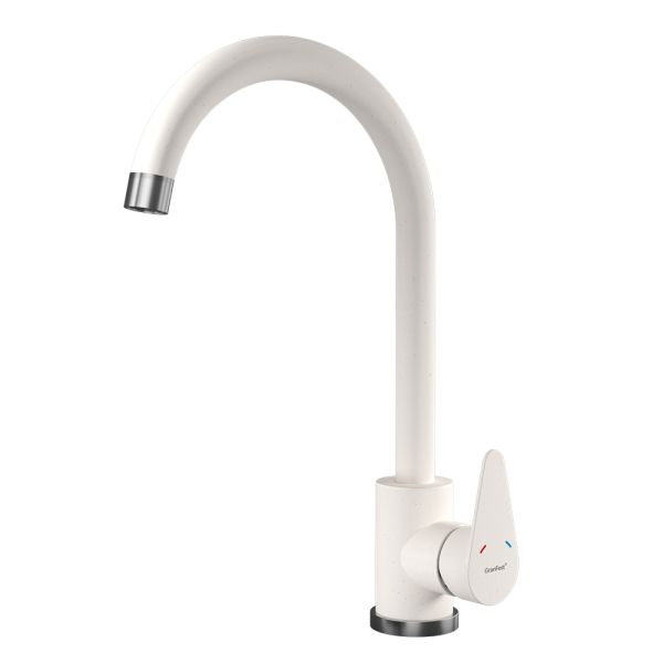 Смеситель для кухни GranFestGF-Z-5412, белый