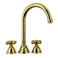 Fima Carlo Frattini Olivia Смеситель для раковины, на 3 отв., цвет: золото